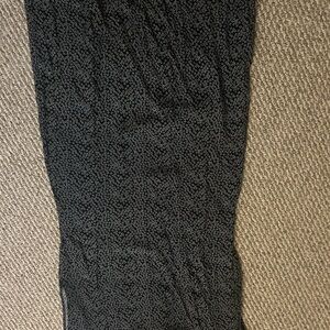 Black and Gray Patterned dress
